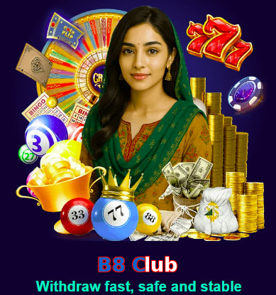 B8 Club game app for Pakistan players